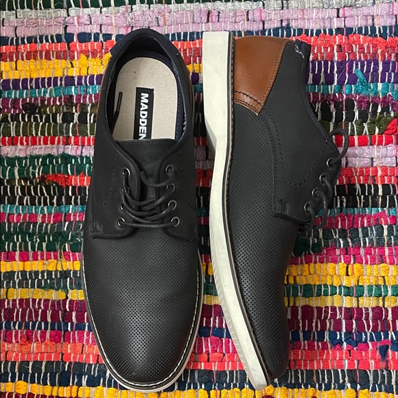 Steve Madden Black and Brown Men's Derbys - Picture 1 of 10